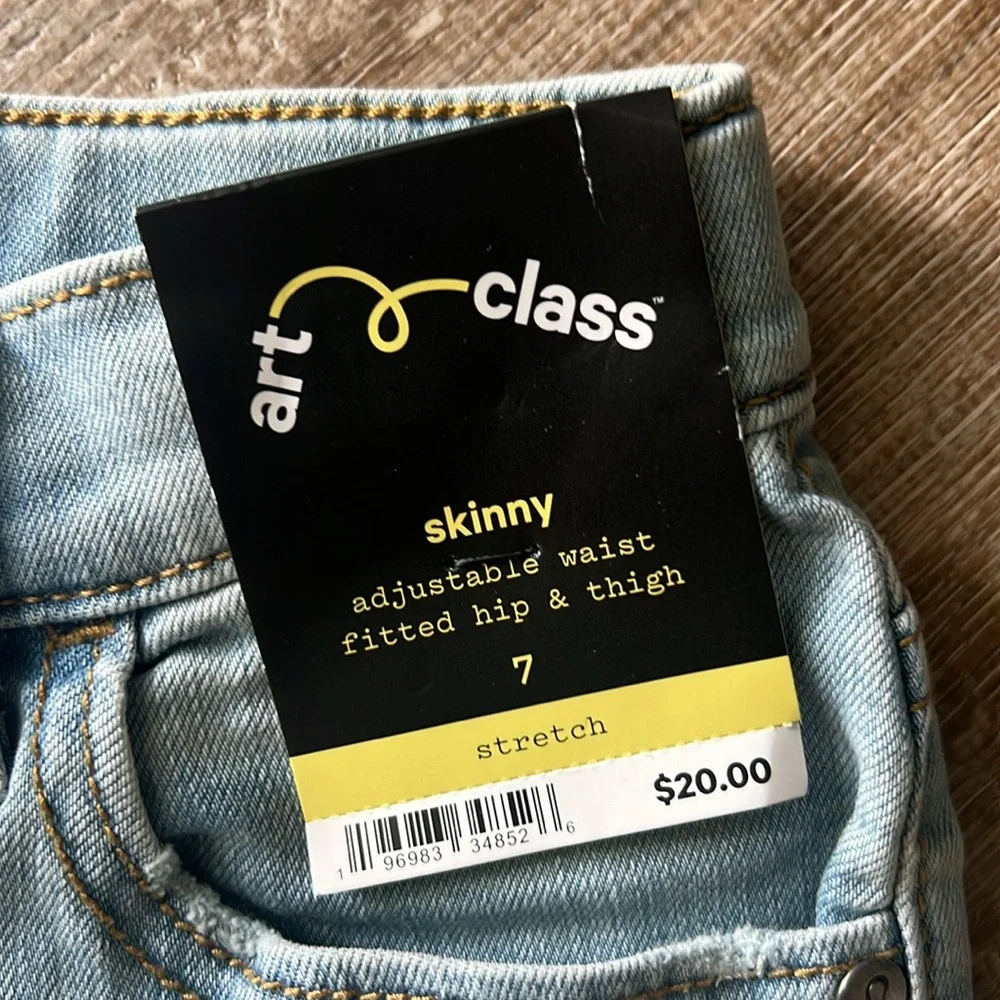 Art Class NWT Skinny Adjustable Waist Jeans size 7 - Picture 3 of 5